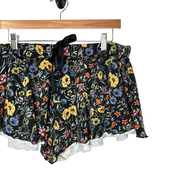 Intimately Free People Floral A Go-Go Swing Shorts Sz Medium Flowy Drawstring - Picture 5 of 10